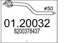 Výfuková trubka MTS 01.20032