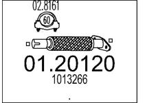 Výfuková trubka MTS 01.20120