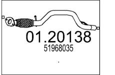 Výfuková trubka MTS 01.20138