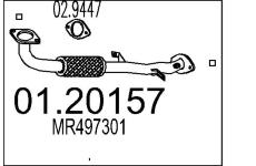 Výfuková trubka MTS 01.20157