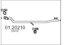 Výfuková trubka MTS 01.20210