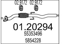 Výfuková trubka MTS 01.20294