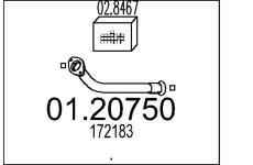 Výfuková trubka MTS 01.20750