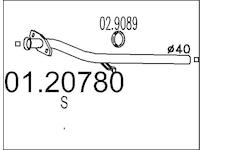 Výfuková trubka MTS 01.20780