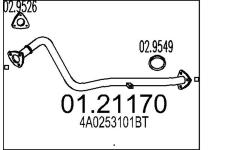 Výfuková trubka MTS 01.21170