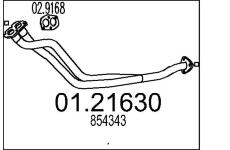 Výfuková trubka MTS 01.21630