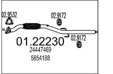 Výfuková trubka MTS 01.22230