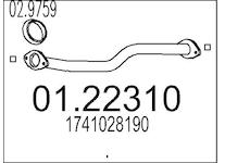 Výfuková trubka MTS 01.22310