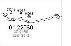 Výfuková trubka MTS 01.22580