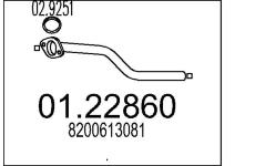 Výfuková trubka MTS 01.22860