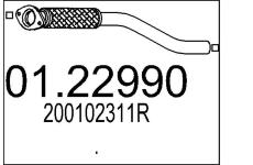 Výfuková trubka MTS 01.22990