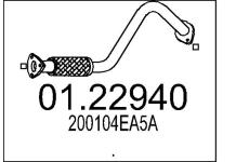 Výfuková trubka MTS 01.23030