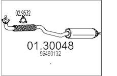 Predni tlumic vyfuku MTS 01.30048