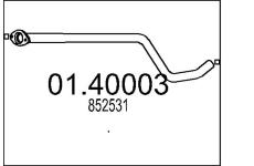 Výfuková trubka MTS 01.40003