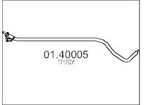 Výfuková trubka MTS 01.40005
