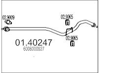 Výfuková trubka MTS 01.40247