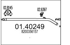 Výfuková trubka MTS 01.40249
