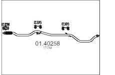 Výfuková trubka MTS 01.40258
