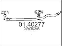 Výfuková trubka MTS 01.40277