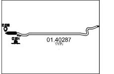 Výfuková trubka MTS 01.40287