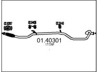 Výfuková trubka MTS 01.40301