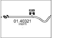 Výfuková trubka MTS 01.40321