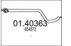 Výfuková trubka MTS 01.40363