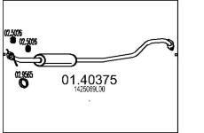 Výfuková trubka MTS 01.40375