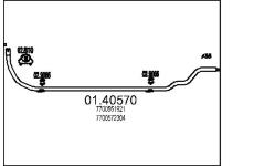 Výfuková trubka MTS 01.40570