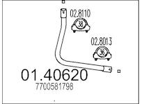 Výfuková trubka MTS 01.40620