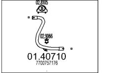 Výfuková trubka MTS 01.40710
