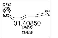 Výfuková trubka MTS 01.40850