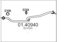 Výfuková trubka MTS 01.40940