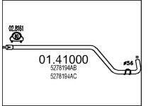 Výfuková trubka MTS 01.41000