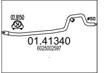 Výfuková trubka MTS 01.41340