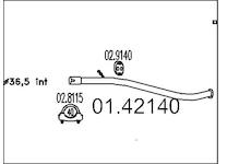 Výfuková trubka MTS 01.42140