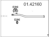Výfuková trubka MTS 01.42160