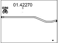 Výfuková trubka MTS 01.42270