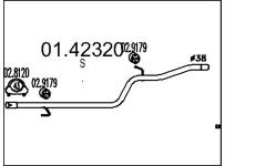 Výfuková trubka MTS 01.42320