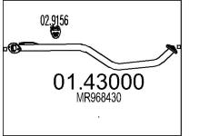 Výfuková trubka MTS 01.43000