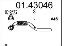 Výfuková trubka MTS 01.43046
