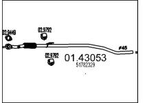 Výfuková trubka MTS 01.43053