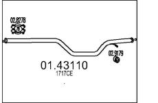 Výfuková trubka MTS 01.43110