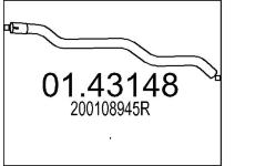 Výfuková trubka MTS 01.43148