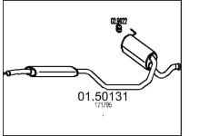 Stredni tlumic vyfuku MTS 01.50131