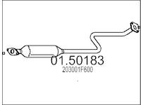 Střední tlumič výfuku MTS 01.50183