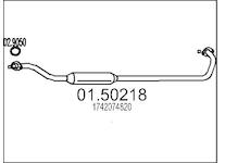 Střední tlumič výfuku MTS 01.50218