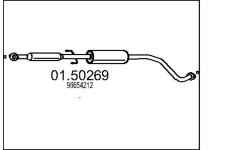 Střední tlumič výfuku MTS 01.50269