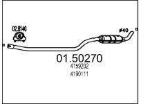 Střední tlumič výfuku MTS 01.50270