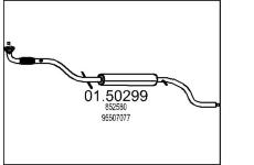 Střední tlumič výfuku MTS 01.50299